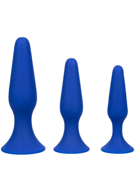 CALEXOTICS ADMIRAL KIT 3 PLUG ANAL AZUL