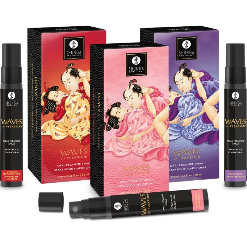 SHUNGA WAVES PLEASURE SPRAY ORAL SEDUCTOR FRUTAS EXOTICAS 20 ML