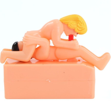 DIABLO PICANTE MUNECO BROMA POSTURA SEXUAL 69 CON CUERDA