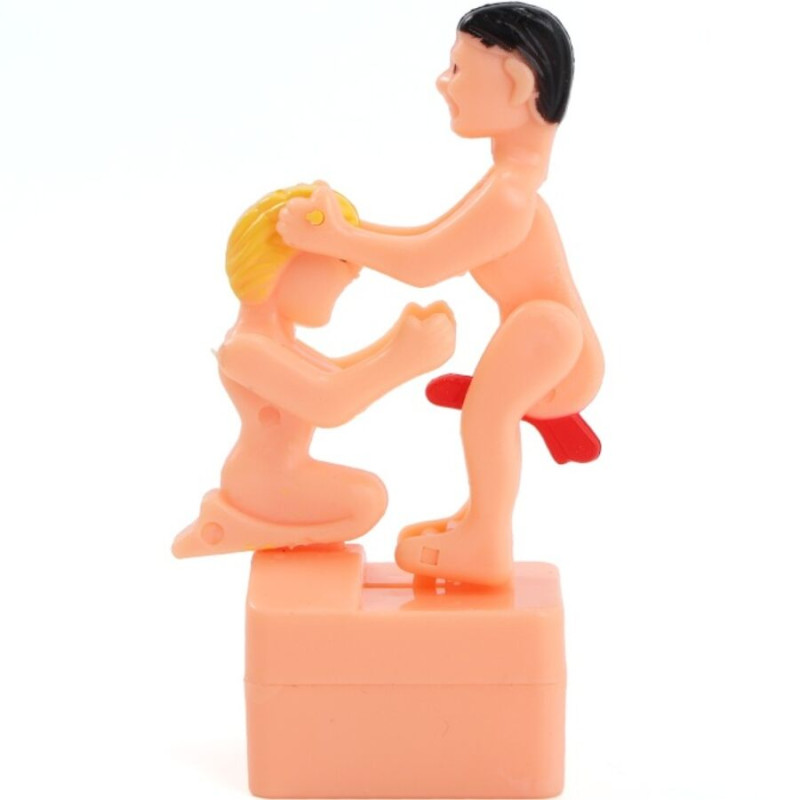 DIABLO PICANTE MUNECO BROMA POSTURA SEXUAL FELACION CON CUERDA