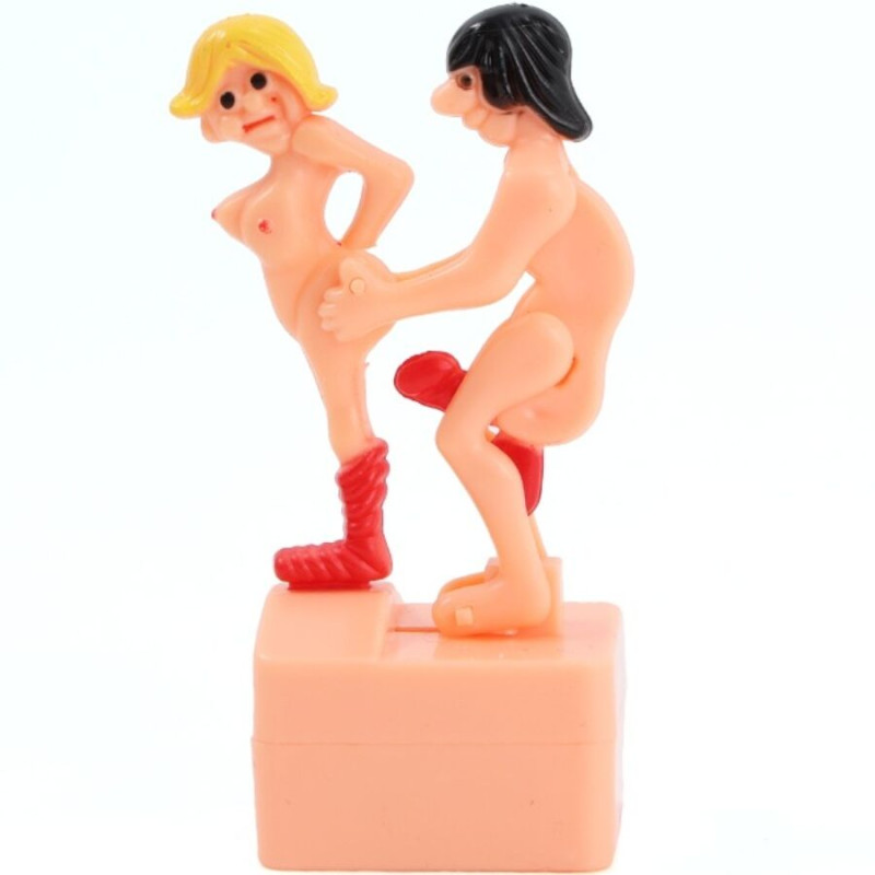 DIABLO PICANTE MUNECO BROMA POSTURA SEXUAL POR DETRAS CON CUERDA