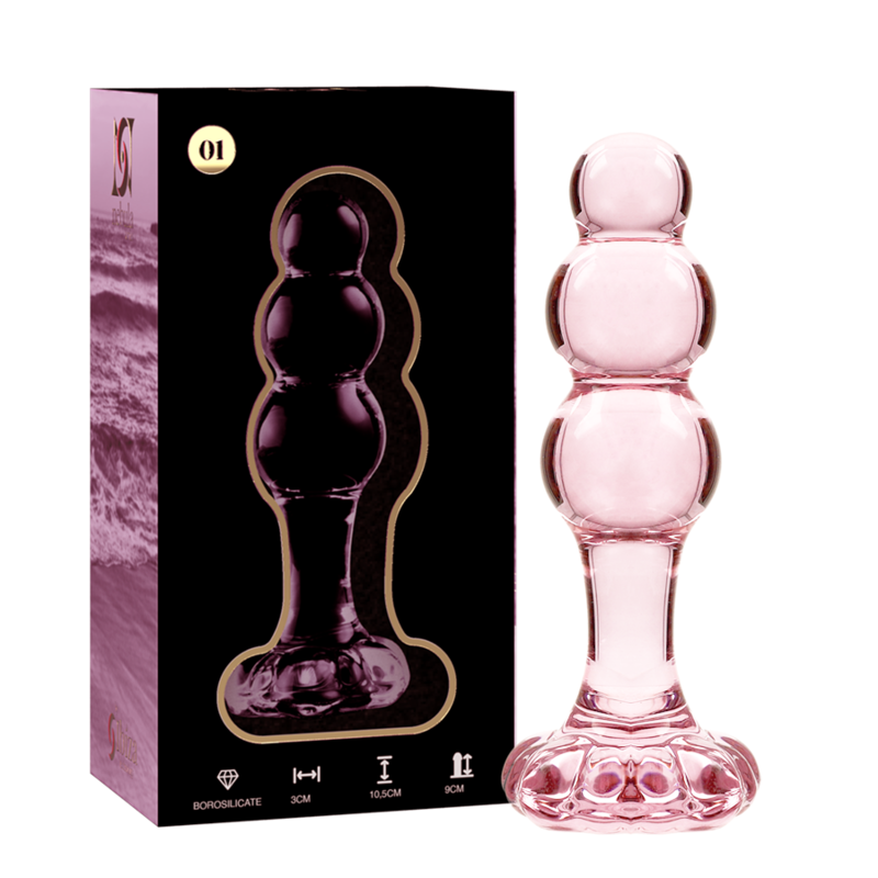 NEBULA SERIES BY IBIZA MODELO 1 PLUG CRISTAL ROSA 105 CM O 3 CM