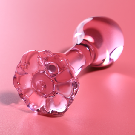 NEBULA SERIES BY IBIZA MODELO 2 PLUG CRISTAL ROSA 11 CM O 35 CM