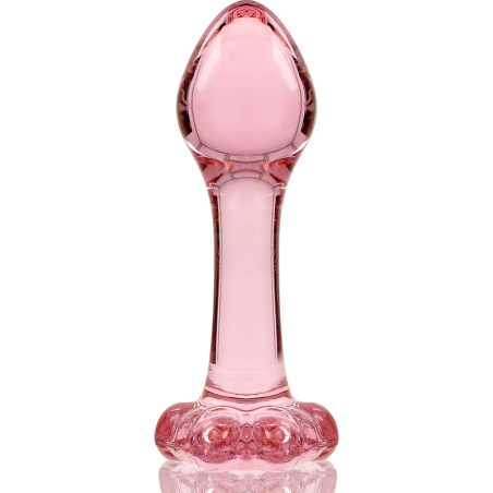 NEBULA SERIES BY IBIZA MODELO 2 PLUG CRISTAL ROSA 11 CM O 35 CM