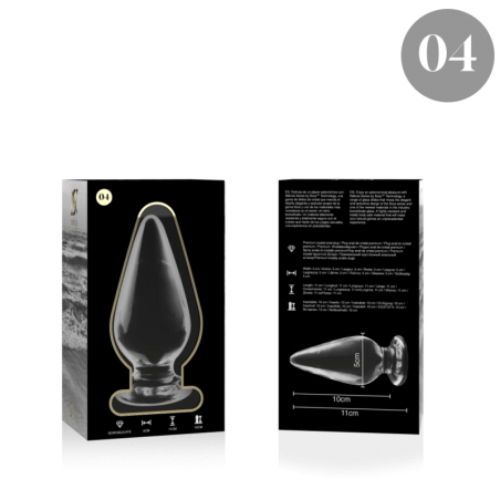 NEBULA SERIES BY IBIZA MODELO 4 PLUG CRISTAL TRANSPARENTE 11 CM O 5 CM