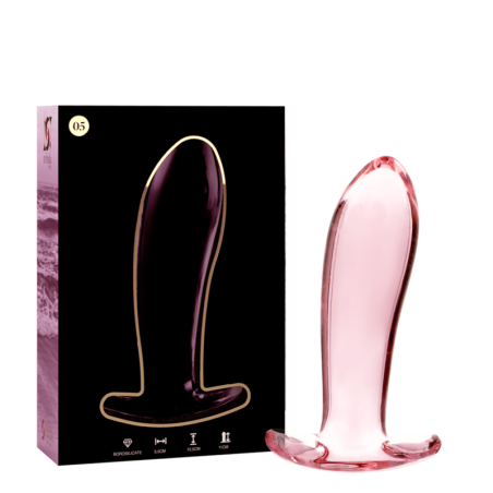 NEBULA SERIES BY IBIZA MODELO 5 PLUG CRISTAL ROSA 125 CM O 35 CM