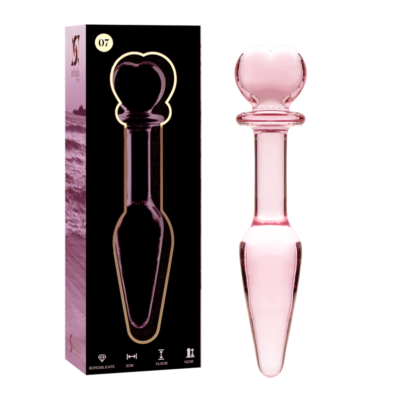 NEBULA SERIES BY IBIZA MODELO 7 PLUG CRISTAL ROSA 135 CM O 3 CM