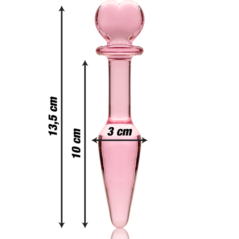 NEBULA SERIES BY IBIZA MODELO 7 PLUG CRISTAL ROSA 135 CM O 3 CM