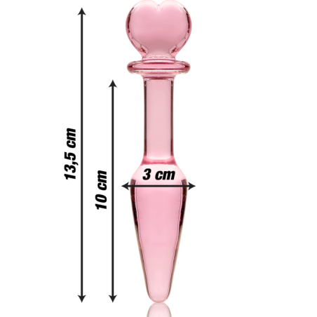 NEBULA SERIES BY IBIZA MODELO 7 PLUG CRISTAL ROSA 135 CM O 3 CM