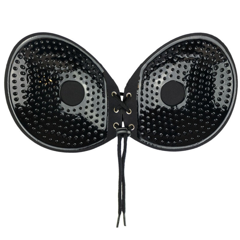 BYE BRA SUJETADOR ADHESIVO ENTRELAZADO NEGRO COPA B