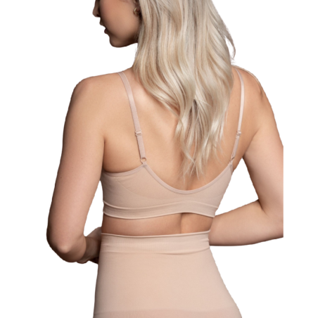 BYE BRA MEDIUM CONTROL SUJETADOR SIN COSTURAS BEIGE TALLA M