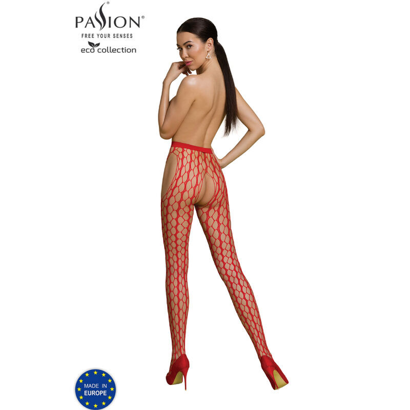 PASSION ECO COLLECTION BODYSTOCKING ECO S007 ROJO
