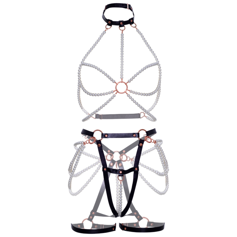 LEG AVENUE ARNES SUJETADOR LIGA PERLA L