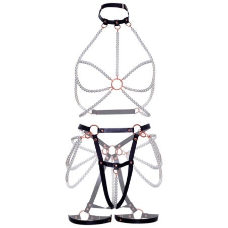 LEG AVENUE ARNES SUJETADOR LIGA PERLA L