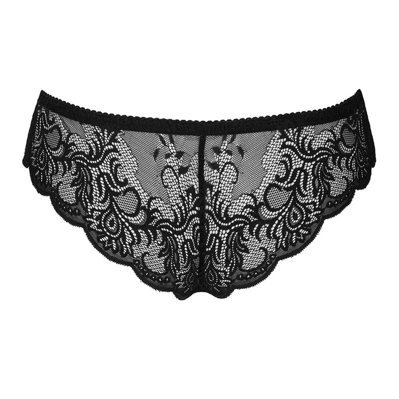 LIVCO CORSETTI FASHION LOVE STORY LC 90679 PANTY CROTCHLESS NEGRO S M