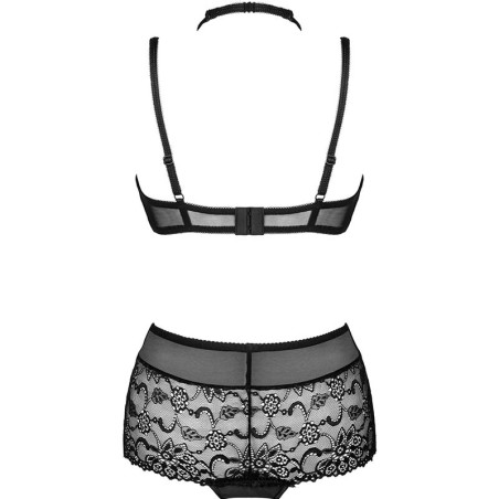 LIVCO CORSETTI FASHION LINERA FOR THE SENSES COLLECTION SUJETADOR PANTY NEGRO S M