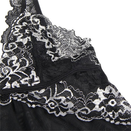 SUBBLIME BABYDOLL TELA TUL PECHO ENCAJE L XL