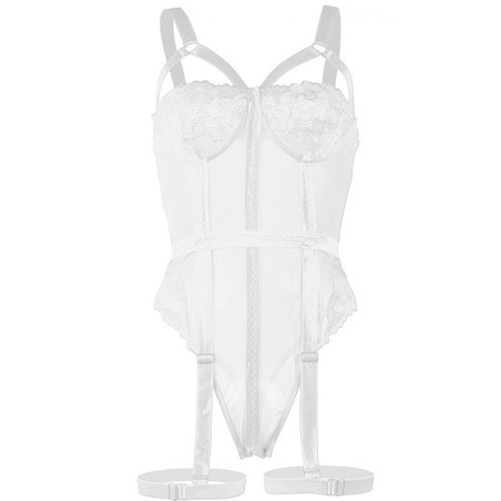 SUBBLIME TEDDY CON LIGUERO DETALLE TIRAS PECHO BLANCO S M