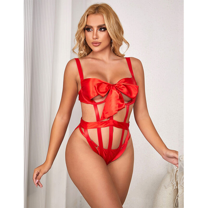 SUBBLIME 954475 BODY SEXY CALADO CON LAZO ROJO L XL
