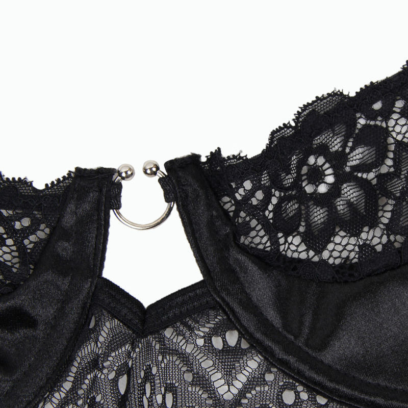 SUBBLIME CORSET Y CINTURON NEGRO L XL
