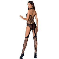 PASSION WOMAN BS060 BODYSTOCKING NEGRO TALLA UNICA 2