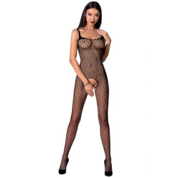 PASSION WOMAN BS071 BODYSTOCKING BLANCO TALLA UNICA 2