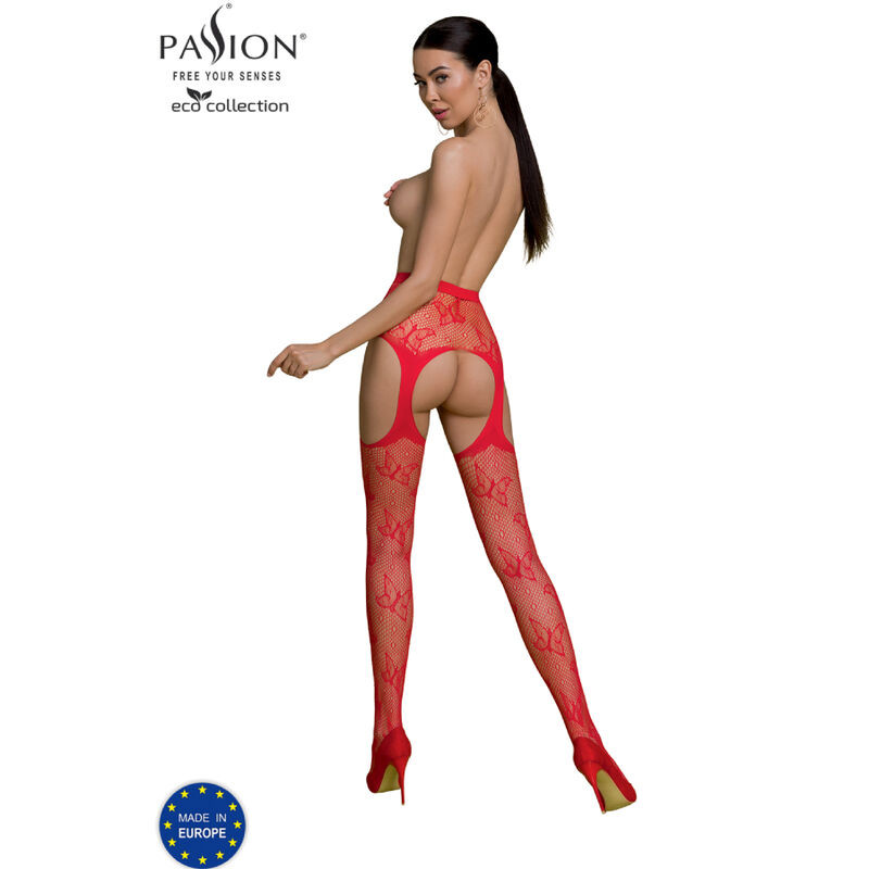 PASSION ECO COLLECTION BODYSTOCKING ECO S001 ROJO