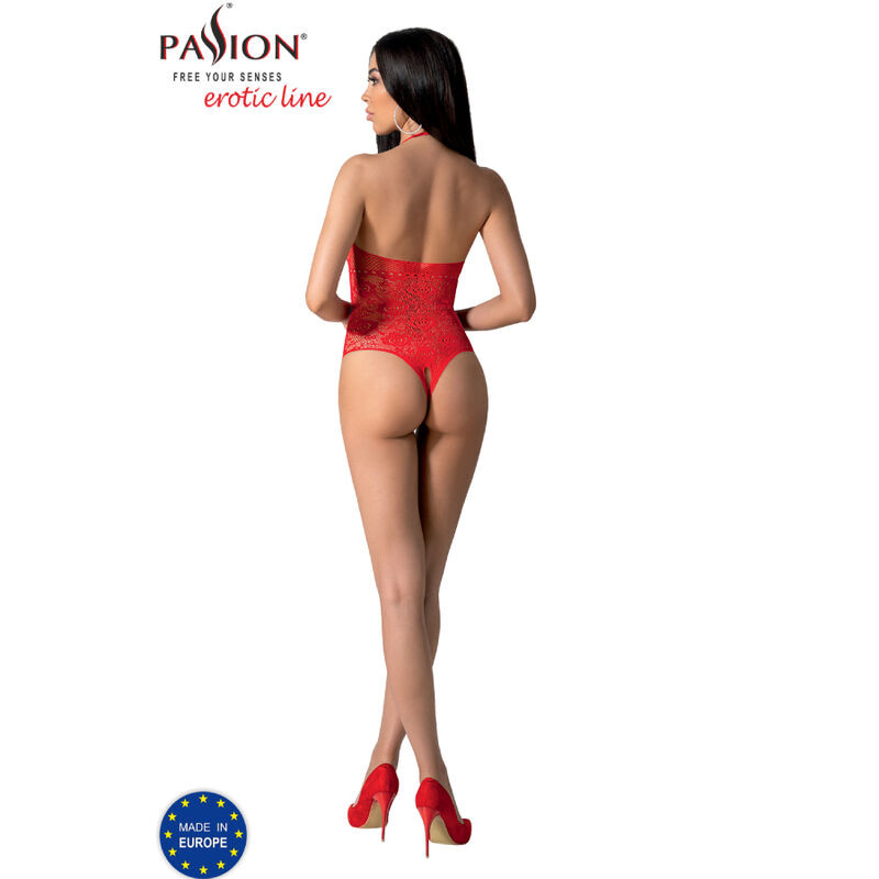 PASSION BS094 BODYSTOCKING ROJO TALLA UNICA