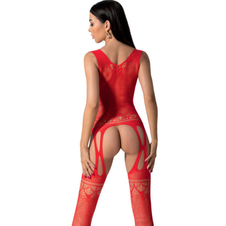 PASSION BS099 BODYSTOCKING ROJO TALLA UNICA