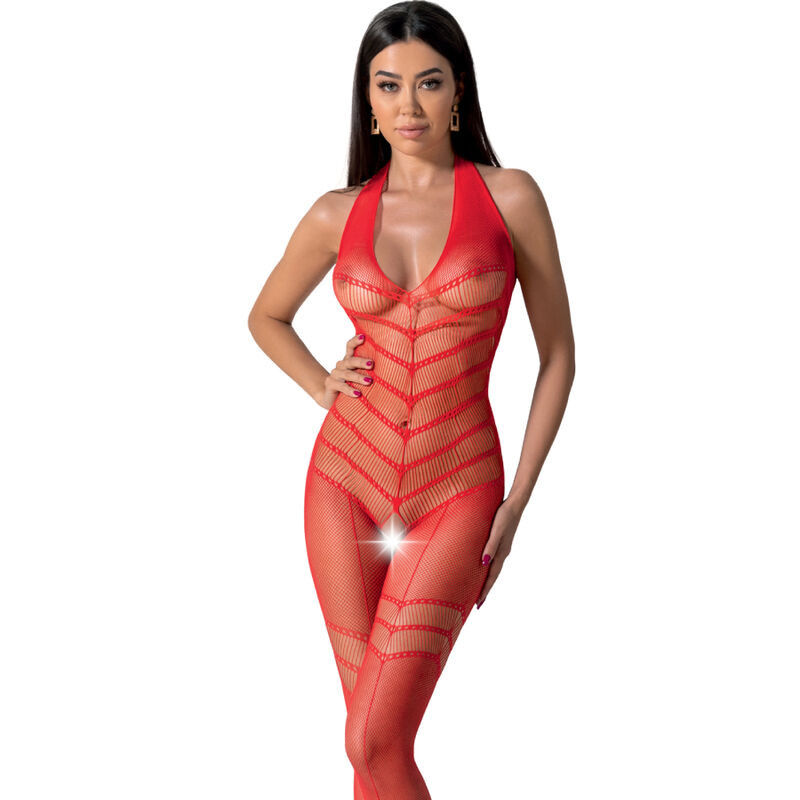 PASSION BS100 BODYSTOCKING ROJO TALLA UNICA