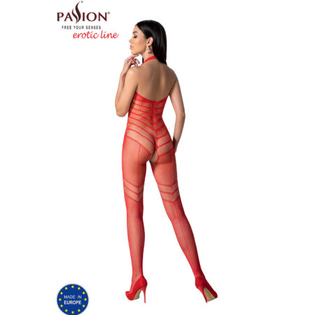 PASSION BS100 BODYSTOCKING ROJO TALLA UNICA