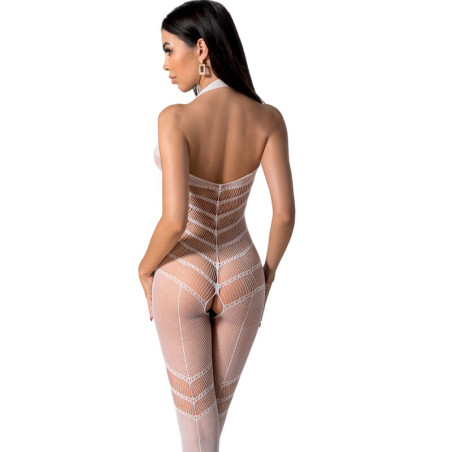 PASSION BS100 BODYSTOCKING BLANCO TALLA UNICA