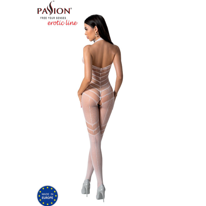 PASSION BS100 BODYSTOCKING BLANCO TALLA UNICA