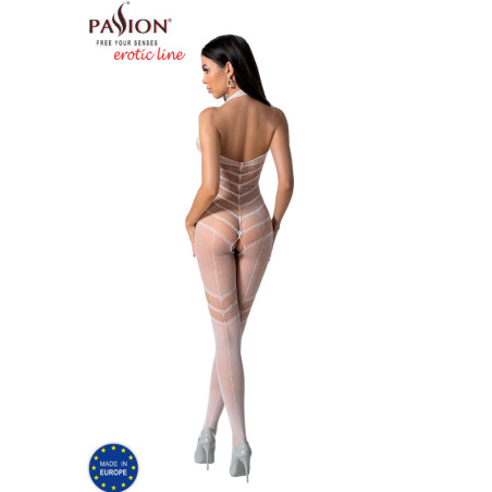 PASSION BS100 BODYSTOCKING BLANCO TALLA UNICA