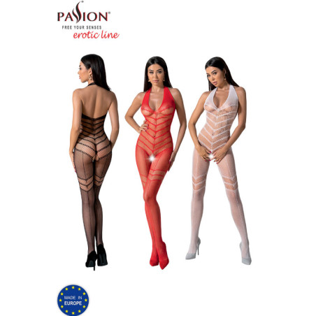 PASSION BS100 BODYSTOCKING BLANCO TALLA UNICA