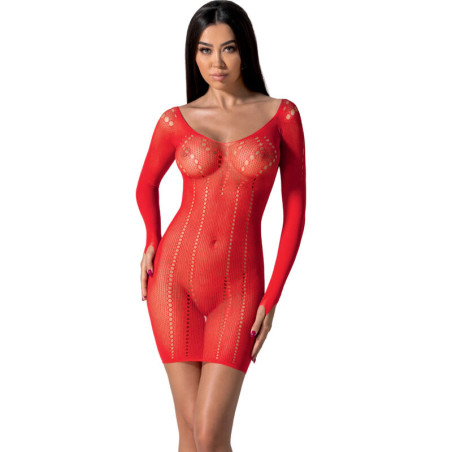 PASSION BS101 BODYSTOCKING ROJO TALLA UNICA