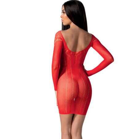 PASSION BS101 BODYSTOCKING ROJO TALLA UNICA