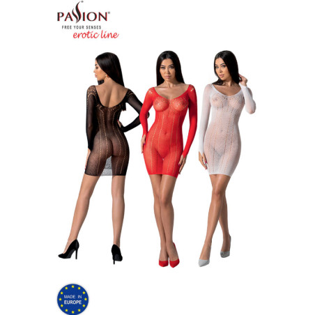PASSION BS101 BODYSTOCKING ROJO TALLA UNICA