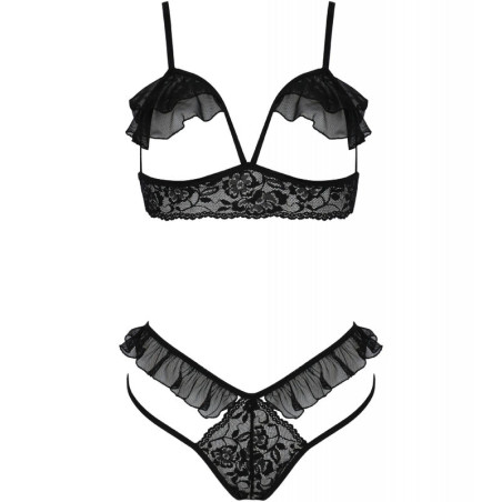 PASSION DOLLY SET DOS PIEZAS NEGRO L XL