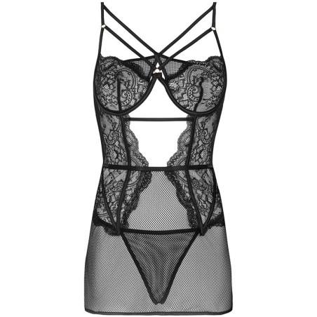 LIVCO CORSETTI FASHION BARIRIN LC 90633 FALDA PANTY NEGRO L XL