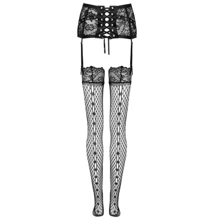 LIVCO CORSETTI FASHION JELLY LC 90673 LIGUERO MEDIAS NEGRO L XL