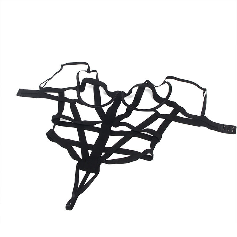 SUBBLIME BODY SEXY CON RECORTES NEGRO L XL