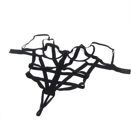 SUBBLIME BODY SEXY CON RECORTES NEGRO L XL