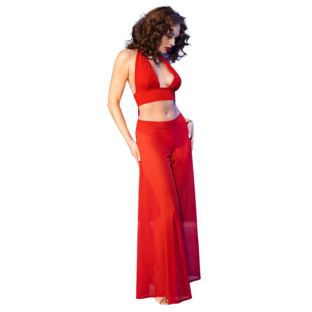 CHILIROSE CR 4857 SET TOP Y PANTALONES ROJO TALLA S