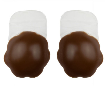 BYE BRA ELEVADOR PECHO PUSH UP SILICONA MARRON TALLA M