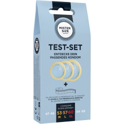 MISTER SIZE TEST SET 3 PRESERVATIVOS DIFERENTES TALLAS CINTA METRICA 2