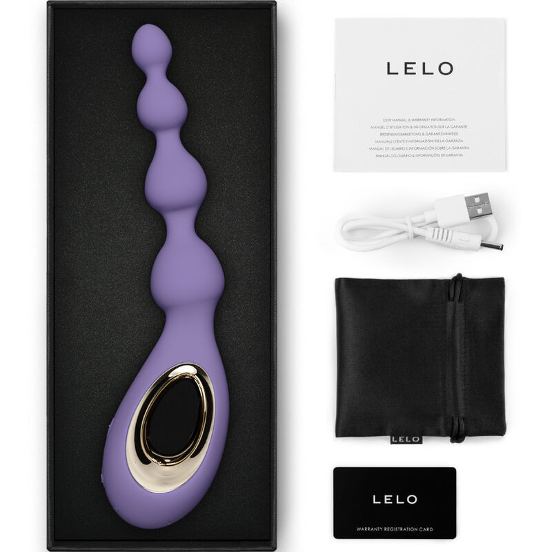 LELO SORAYA BEADS MASAJEADOR ANAL VIOLETA
