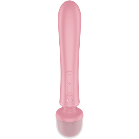 SATISFYER TRIPLE LOVER MASAJEADOR VIBRADOR RABBIT ROSA