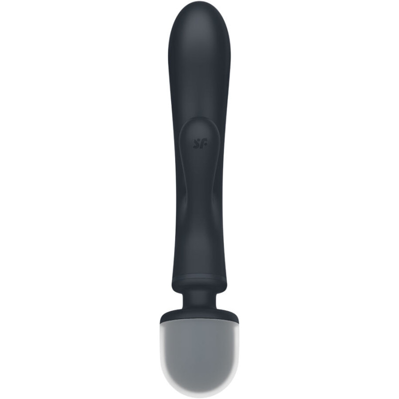SATISFYER TRIPLE LOVER MASAJEADOR VIBRADOR RABBIT GRIS