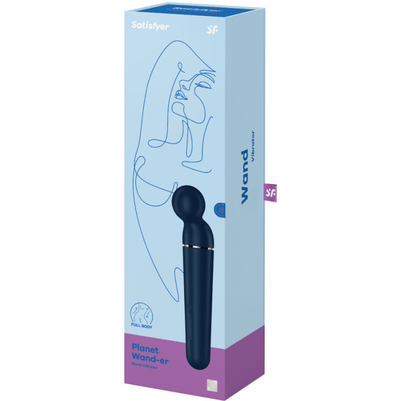 SATISFYER PLANET WAND ER MASAJEADOR VIBRADOR AZUL